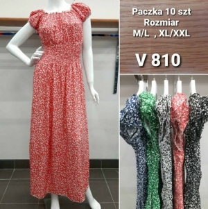 Sukienki damskie bez rękaw (M/L-XL/2XL) TP16892