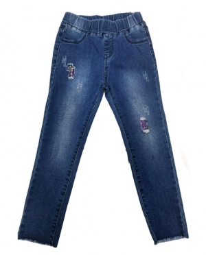 Spodnie jeansowe dziewczęce (4-12) TP29755
