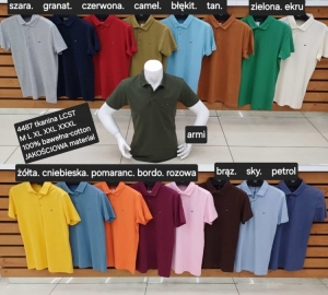 T-hirt męskie na krótki rękaw - Tureckie (M-3XL) TP10956