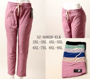 Spodnie materiałowe damskie (2XL-8XL) DH15120