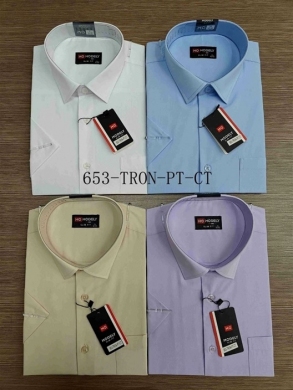 Koszule męskie na krótki rękaw (39/40-46/47) TP8037
