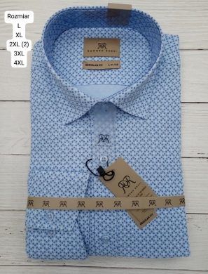 Koszule męskie na długi rękaw - Tureckie (L-4XL) DH15998