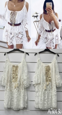 Sukienki damskie bez rękaw - Włoskie (Standard) TP14123