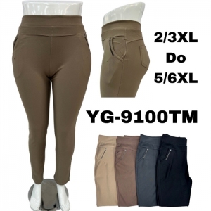 Spodnie materiałowe damskie (2XL-6XL) DH15619