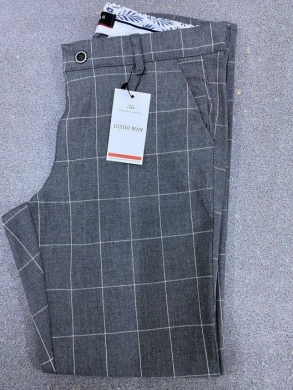 Spodnie materiałowe męskie prosta nogawka (30-40) DN1691