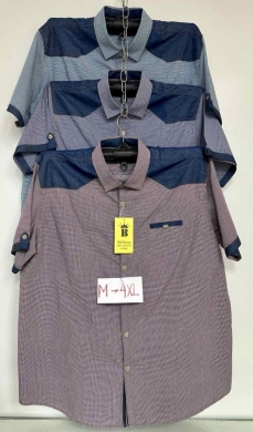 Koszule męskie na krótki rękaw (M-4XL) TP8162