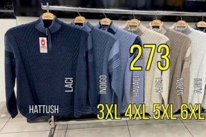 Swetry męskie - Tureckie (3XL-6XL) TP28082