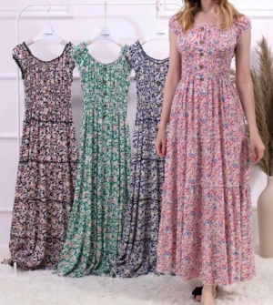Sukienki damskie bez rękaw (XL-2XL,3XL-4XL) TP15912