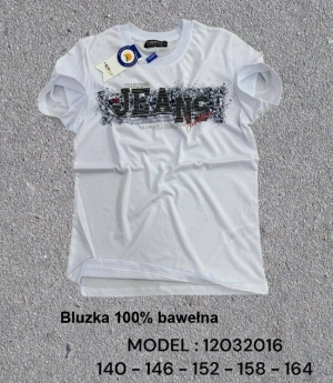 Bluzki chłopięce na krótki rękaw (140-164) DH11657
