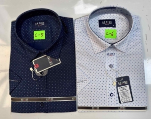 Koszule męskie na krótki rękaw - Tureckie (M-3XL) DH15083