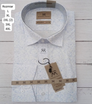 Koszule męskie na długi rękaw - Tureckie (L-4XL) DH15994