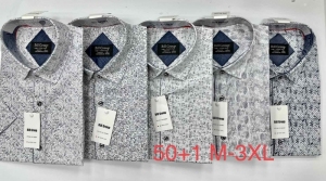 Koszule męskie na krótki rękaw (M-3XL) DH15065