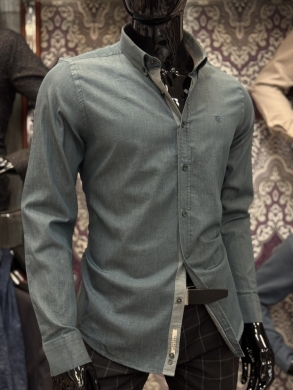 Koszule męskie na długi rękaw - Tureckie (M-3XL) NG4003