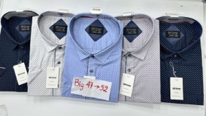 Koszule męskie na krótki rękaw (47-52) TP8151