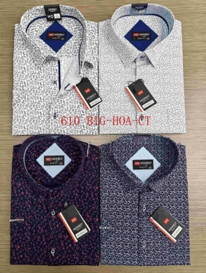 Koszule męskie na krótki rękaw (3/4XL-7/8XL) DH14571