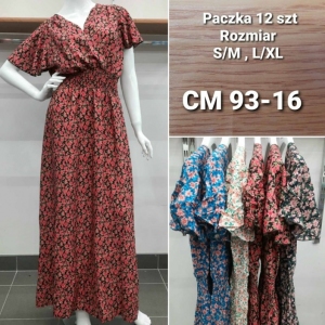 Sukienki damskie krótki rękaw (S/M-L/XL) TP8015