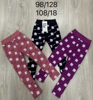 Legginsy dziewczęce ocieplane (98-128) NG4036