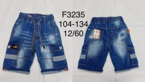 Spodenki chłopięce jeansowe (104-134) TP10238