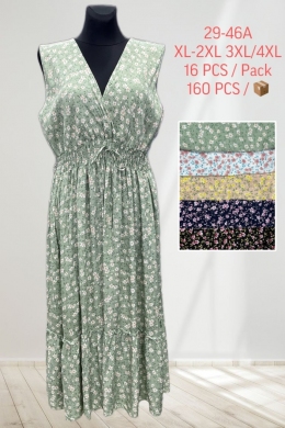 Sukienka damska bez rękawów (XL-4XL) TP4577