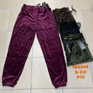 Spodnie welurowe damskie (S-2XL) TPA1565