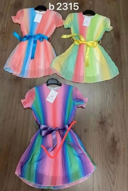 Sukienki dziewczęce krótki rękaw (4-14 lat) TP12320