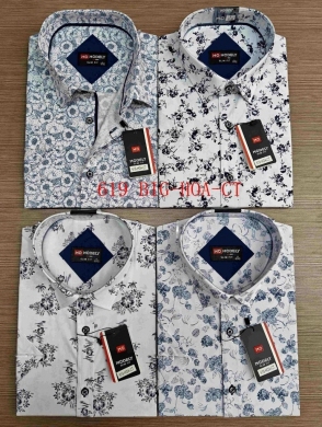 Koszule męskie na krótki rękaw (3/4XL-7/8XL) DH14567