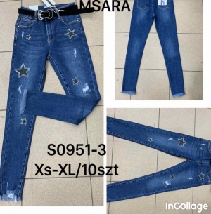 Spodnie jeansowe damskie (XS-XL) TP2404