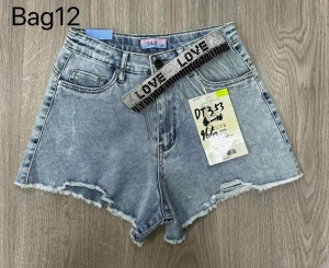 Szorty dziewczęce jeansowe (134-164) TP7215