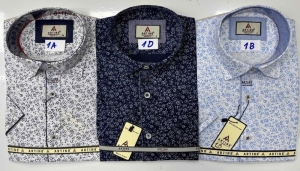 Koszule męskie na krótki rękaw - Tureckie (M-3XL) DH15081