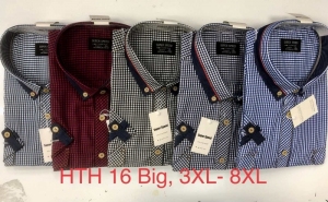 Koszule męskie na krótki rękaw (3XL-8XL) DH15033