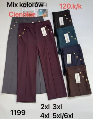 Spodnie materiałowe damskie (2XL-6XL) NG416