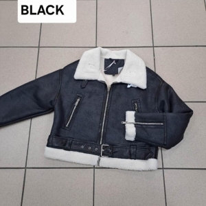 Kurtka damska skórzana jesienna (S-XL) NG1371