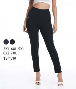 Spodnie materiałowe damskie (3XL-7XL) DH16227