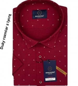 Koszule męskie krótki rękaw - Tureckie (3XL-6XL) DH19076