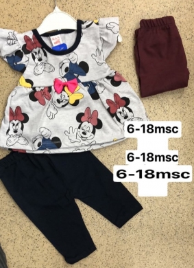Komplet dziewczęce na krótki rękaw (6-18msc) NG685