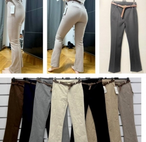 Spodnie materiałowe damskie (S-2XL) DN20495