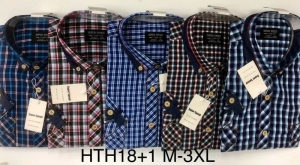 Koszule męskie na krótki rękaw (M-3XL) DH15068