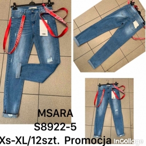 Spodnie jeansowe damskie (XS-XL) TP4080
