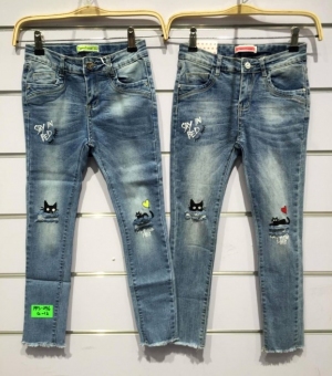 Spodnie jeansowe dziewczęce (4-12) TP29779