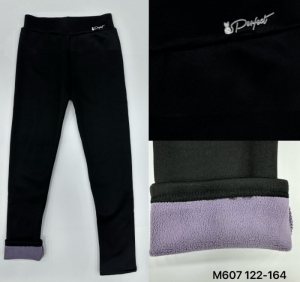 Legginsy dziewczęce ocieplane (122-164) NG3330