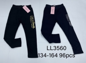 Legginsy dziewczęce ocieplane (134-164) NG3892