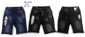 Spodenki chłopięce jeansowe (4-12) TP10248