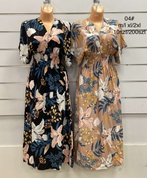 Sukienka damska na krótki rękaw (M-2XL) DH16329