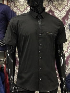 Koszule męskie na krótki rękaw - Tureckie (L-5XL) TPA6112