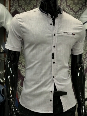 Koszule męskie na krótki rękaw - Tureckie (M-3XL) TP6986