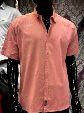 Koszule męskie na krótki rękaw REGULAR - Tureckie (2XL-6XL) DH14787