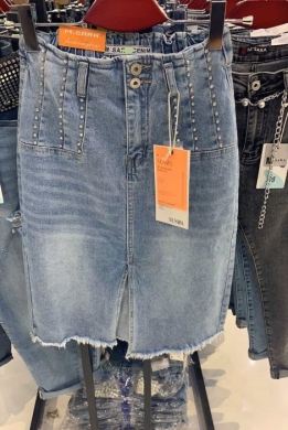 Spódnice damskie jeansowe (XS-XL) TP13764