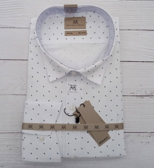 Koszule męskie na długi rękaw - Tureckie (L-4XL) DH16036