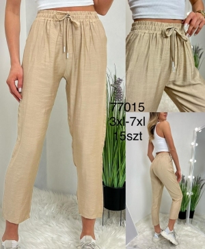 Spodnie materiałowe damskie (3XL-7XL) DH16237