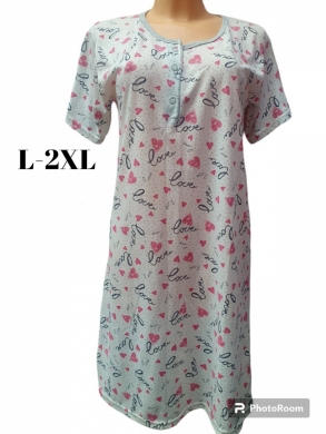 Koszula nocna damska na krótki rękaw (L-2XL) TP4794